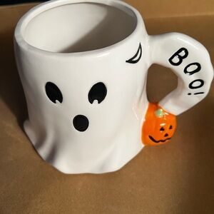 Halloween Big Mug with Pumpkin in the handle